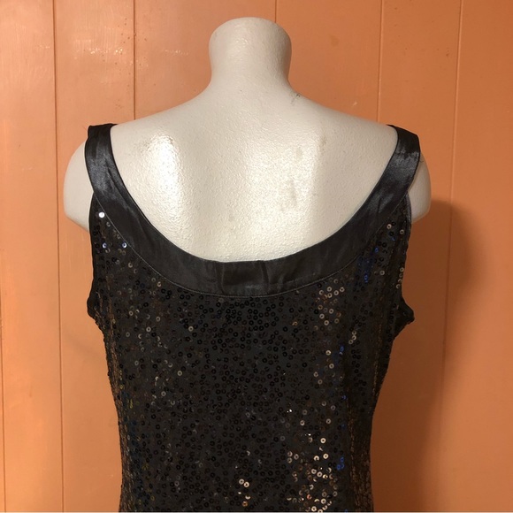 Libian Black Sequin Party Dress 1XL - Picture 9 of 11